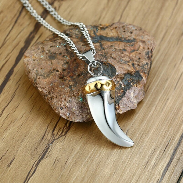 Lion discount teeth locket