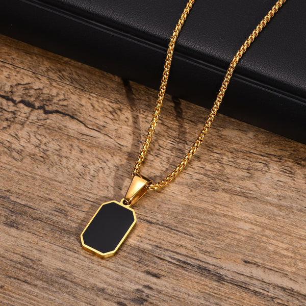 Onyx stone pendant deals
