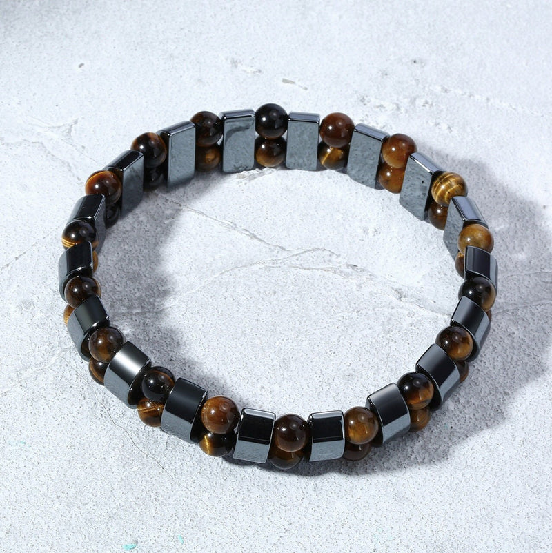 Men’s Tigers Eye Bracelet. Meditation and Healing Bracelet Men's Bracelet. Chakra Bracelet Gifts for Him WATERPROOF/ANTI-TARNISH