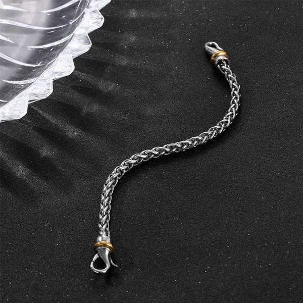 Men's Bracelet, Silver Bracelets, Chain Bracelet, Men's Bracelet, Men's Jewelry, Viking Steel Bracelet WATERPROOF/ANTI-TARNISH