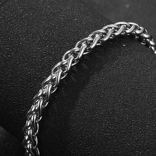 Men's Bracelet, Silver Bracelets, Chain Bracelet, Men's Bracelet, Men's Jewelry, Viking Steel Bracelet WATERPROOF/ANTI-TARNISH